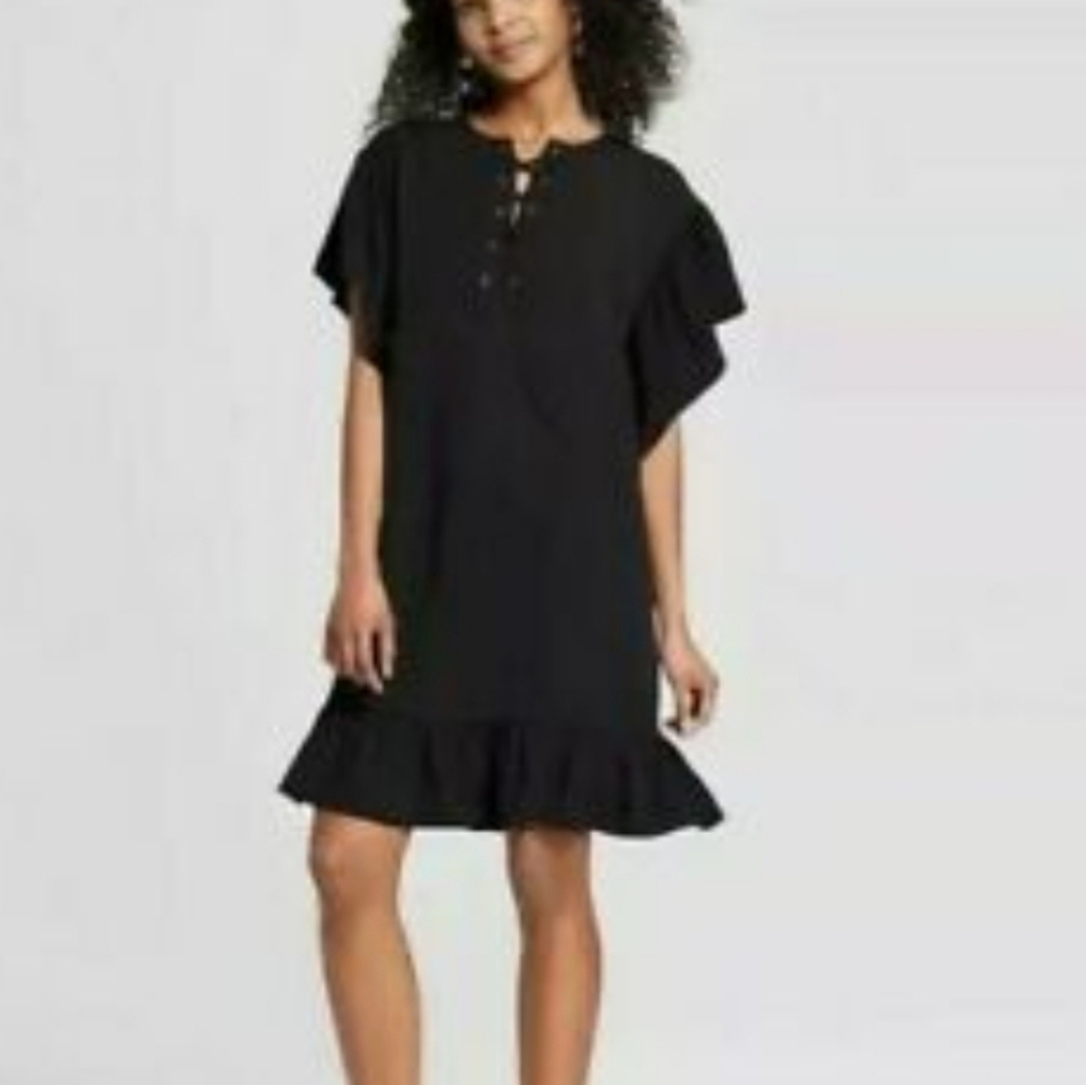 Who what wear Goth Casual Grommet House dress XXL